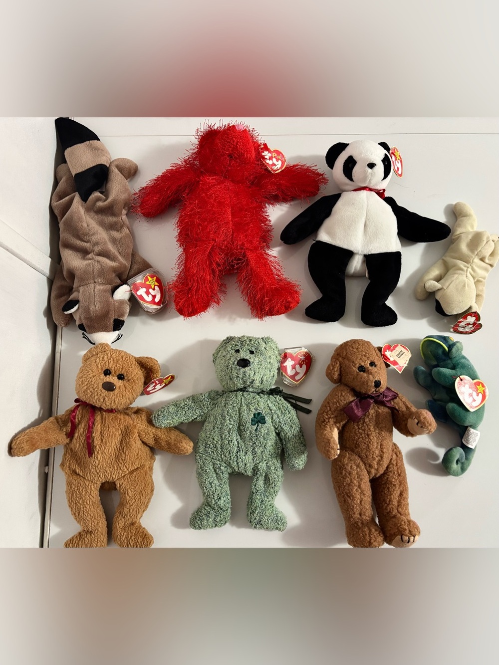TY Beanie Babies  VINTAGE 90’s Collection 8 Pieces Lot With/Tags